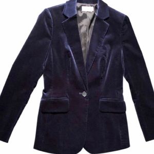 💙 Frame Classic One-Button Blazer in Navy
